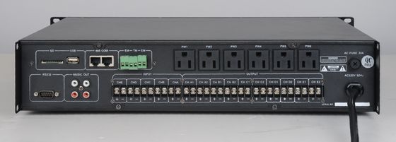 4GB 공중 어드레스 시스템 지적 검은 제어기 증폭기 115V 전원 공급기