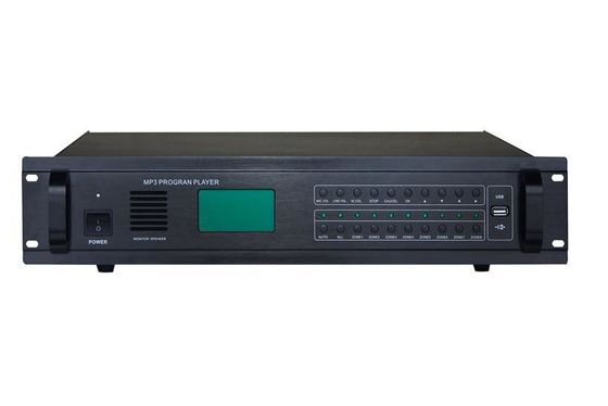 4GB 공중 어드레스 시스템 지적 검은 제어기 증폭기 115V 전원 공급기
