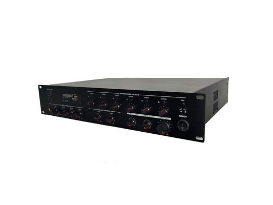 500W 6 구역 가정용 오디오 다중 영역 제어기와 MP3과 FM 튜너와 증폭기
