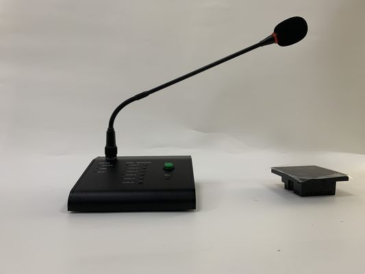 오디오 메트릭스 증폭기를 위한 마이크로폰 시스템에 안내방송을 하는 6 구역 원격 송풍 지관 전화