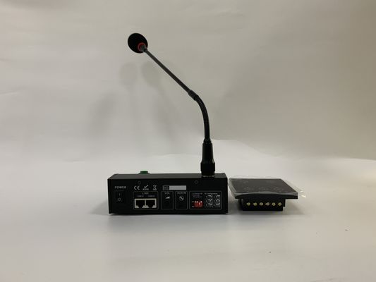 오디오 메트릭스 증폭기를 위한 마이크로폰 시스템에 안내방송을 하는 6 구역 원격 송풍 지관 전화
