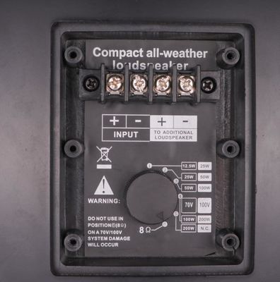 100W 50W 전문적 오디오 스피커들 비바람에 견디는 고전력 사운드 시스템 103dB