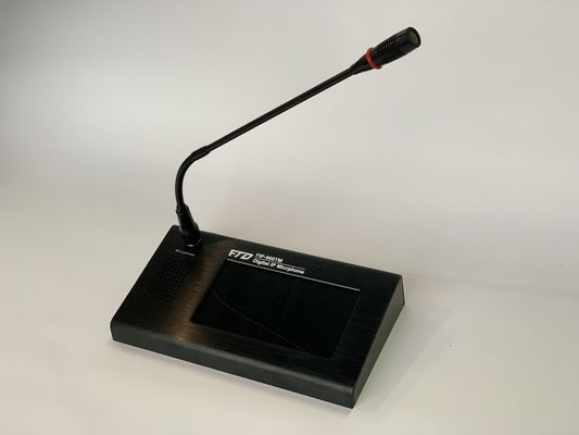 70dB IP 네트워크 확성기 터치 스크린 원격 페이징 마이크