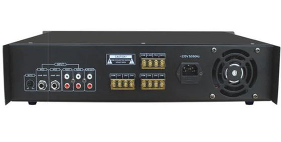 MP3과 FM 공공 주소 시스템 전체 세트와 믹서 증폭기 6 구역 500w 증폭기 오디오